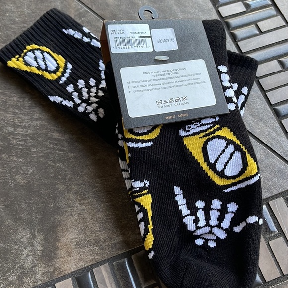 VANS “Off The Wall” Men’s socks Skulls - Picture 9 of 11